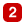 Numbered circle: 2