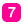 Numbered circle: 7